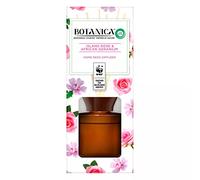 Botanica by Air Wick Air Freshener Reed Diffuser, Island Rose and African Geranium, Pack 1 x 80ml, Inspired by Nature, Room Diffuser