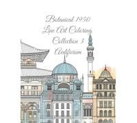 Botanical 1950 Line Art Coloring Collection 3 Aedificium