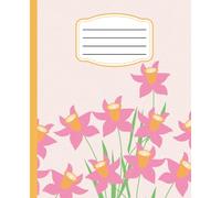 Botanical Bliss Aesthetic Composition Notebook: Spring Floral Inspiration Journal 110 Wide Ruled Pages 7.5 x 9.25 Inch