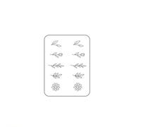 Botanical Bliss Temporary Tattoo Lasts To 15 Days Waterproof Semi Permanent Sticker
