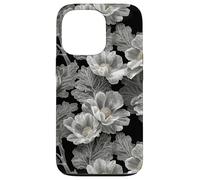 Botanical Bloom Pattern Delicate Flora Case for iPhone 13 Pro