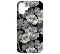 Botanical Bloom Pattern Delicate Flora Case for iPhone 16 Plus
