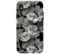 Botanical Bloom Pattern Delicate Flora Case for iPhone X/XS