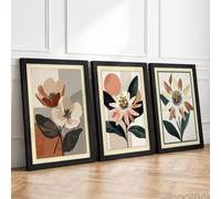 Botanical Bloom Trio Botanical Set of 3 Framed Wall Art Prints A1