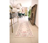 Hug Rug Eco-washable Botanical Border 75X220, Pink