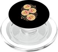 Botanical Citrus Floral Art Design Subtle Boho Fruit Lemon PopSockets PopGrip for MagSafe