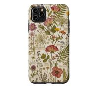 Botanical Cottagecore Floral Herbarium Wildflowers Case for iPhone 11 Pro Max