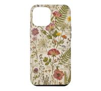 Botanical Cottagecore Floral Herbarium Wildflowers Case for iPhone 12 Pro Max