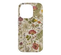 Botanical Cottagecore Floral Herbarium Wildflowers Case for iPhone 14 Pro