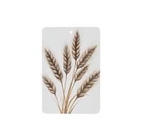 Botanical Dried Wheat Stalks Minimalist Car Air Fresheners 4 Pcs Hanging Scented Cards Fragrance Scented Cards For Car Aromatherapy Tablets