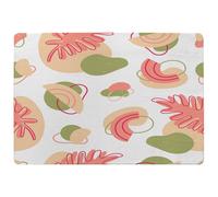 Botanical Elements With Line Art Designer Rug Benjamin Tate Design Natural Large