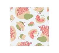 Botanical elements with line art Designer Splash Back Benjamin Tate Design Natural One Size