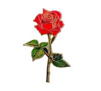 Botanical Enamel Pin Flower Lapel Pin Brooch Natural Pin Women's, 3 cm, Metal, No Gemstone