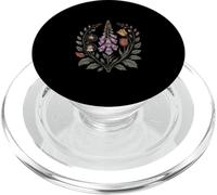 Botanical Flower Bouquet Daisy Tulip Foxglove Illustration PopSockets PopGrip for MagSafe