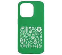 Botanical Folk Art Floral Vintage Nature Flowers Print Case for iPhone 15 Pro