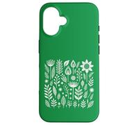 Botanical Folk Art Floral Vintage Nature Flowers Print Case for iPhone 16
