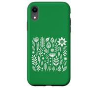 Botanical Folk Art Floral Vintage Nature Flowers Print Case for iPhone XR