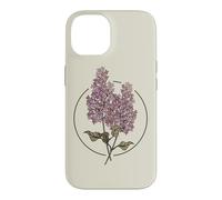 Botanical Graphic Wildflower Lilac Flower Case for iPhone 14