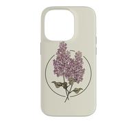 Botanical Graphic Wildflower Lilac Flower Case for iPhone 14 Pro