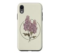 Botanical Graphic Wildflower Lilac Flower Case for iPhone XR