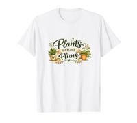 Botanical Houseplant Design Value Graphic T-Shirt, Men, White, S