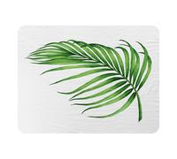 Botanical Leaf Blanket Benjamin Tate Design Natural 120cm x 150cm