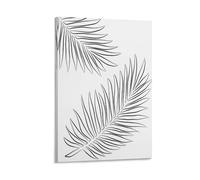 Botanical Line Drawings Palm Leaves Line Drawing Line Painting Poster Wall Art Picture Painting Poster Canvas Print Posters Artwor