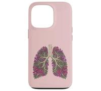 Botanical Lungs Flower Tree Branches Anatomy Jacaranda Case for iPhone 13 Pro