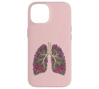 Botanical Lungs Flower Tree Branches Anatomy Jacaranda Case for iPhone 14