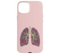 Botanical Lungs Flower Tree Branches Anatomy Jacaranda Case for iPhone 15 Plus