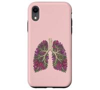 Botanical Lungs Flower Tree Branches Anatomy Jacaranda Case for iPhone XR