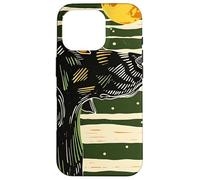 Botanical Moon Minimalistic Irish Wolfhound Dog Case for iPhone 16 Pro