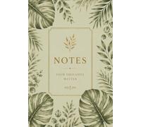 Botanical Notes Notebook Sage Green: Premium Graph Paper Notebook with Elegant Botanical Cover | Grid Journal for Notes, Planning, Sketching & Organization