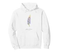 Botanical Painting of Wild Lupine for Flower Lovers Pullover Hoodie