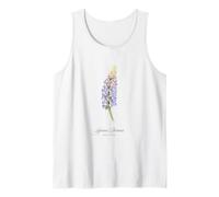 Botanical Painting of Wild Lupine for Flower Lovers Tank Top