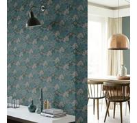 Green Botanical Wallpaper Multi Palm Trees Paste The Wall Washable Non Woven