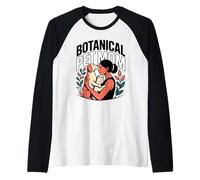 Botanical Pet Mom Crest Art Retro Dog and Cat Raglan Baseball Tee