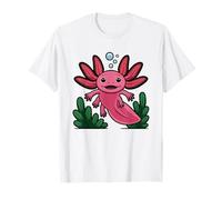 Botanical Scientific Axolotl Illustration Plate Vintage T-Shirt
