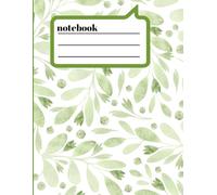 BOTANICAL SERENITY: A PREMIUM LINED JOURNAL,FLORAL ACCENTS FOR WRITING,NOTES, OFFICE,COLLEGE RULED, AND CREATIVE THOUGHTS