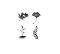 Botanical Small Figure Herbal Tattoo Stickers, Semi-permanent Non-reflective Waterproof Realistic Color Does Not Fall Off Lasting 2 Weeks,Temporary Tattoos(2pcs)