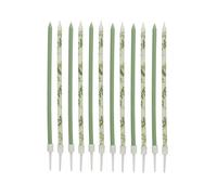 Botanical Tall Skinny Candles, Pack of 12