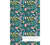 Botanical Teacher Planner 2025-26: A5 Week-to-view teacher diary for 2024-25 Academic Year, September 2025 to August 2026
