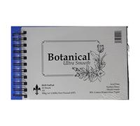 Botanical Ultra Smooth - A5-300gsm Watercolour Paper Pad, 25 Sheets, Ultra Smooth, Bright White, 50% Cotton
