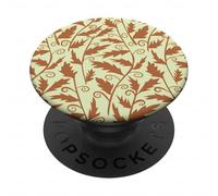 Botanical Vine and Leaves Autumn Fall Design PopSockets Adhesive PopGrip