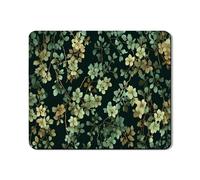 Botanical Washer Dryer Top Protector Mat, Elegant Vintage Floral Laundry Machine Covers, Springtime Rubber Anti-slip Waterproof Washer And Dryer Mats for Laundry Room 20x24 Inch