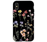 Botanical Wildflowers Women Vintage Flora Art Spring Case for iPhone X/XS