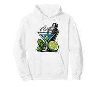 Botanical Zero Proof Cocktail No Hangover Illustration Pullover Hoodie