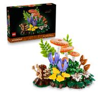 LEGO Botanicals Woodland Mushrooms - Artificial Plants Set for Adults - in Toadstool & Faux Flowers for Living Room or Bedroom Decor - DIY Gift Idea - 11505