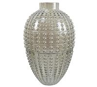 Botanik Premium Luxury Glass Vase, 35cm Bubble Smoke