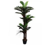 Artificial Large Palm Tree With Natural Trunk 150Cm - Realistic Plant By Botanik
